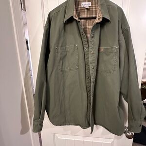 Carhartt Men's Olive Green Shirt Jacket